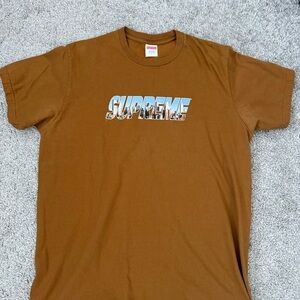 Supreme Tan Logo Tee